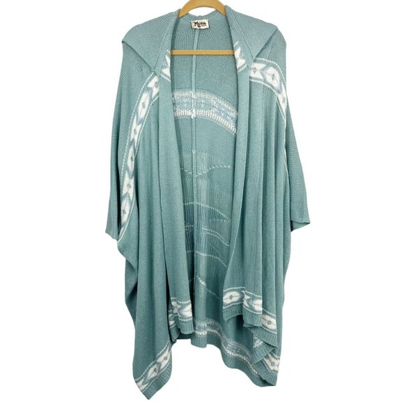 Show Me Your Mumu Sequoia Cardi Hoodie Cardigan Sweater Aztec Boho - Size Medium - Picture 2 of 7